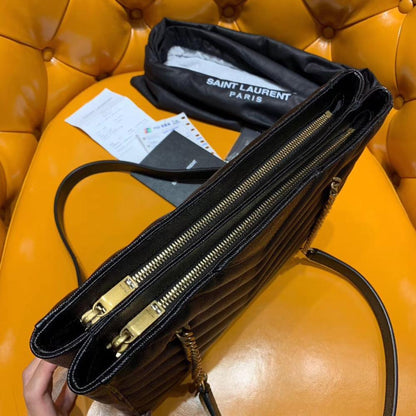 Leather Top Handle Bag