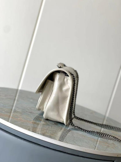 Leather Top Handle Bag