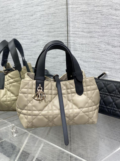 Calfskin Top Handle Bag