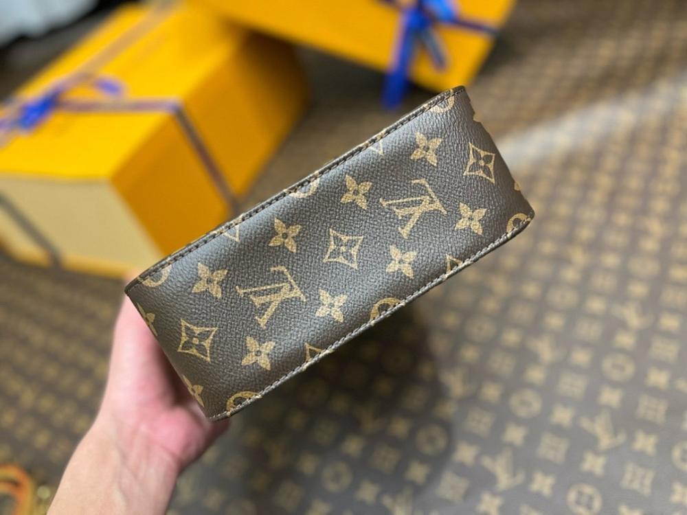 Luxury Refined Gold Monogram Leather Shoulder Bag