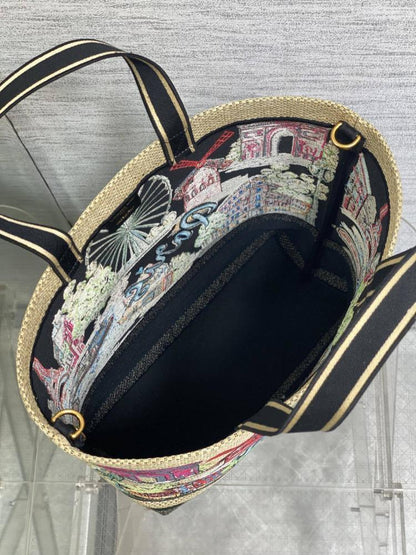 Embroidered Shoulder Bag