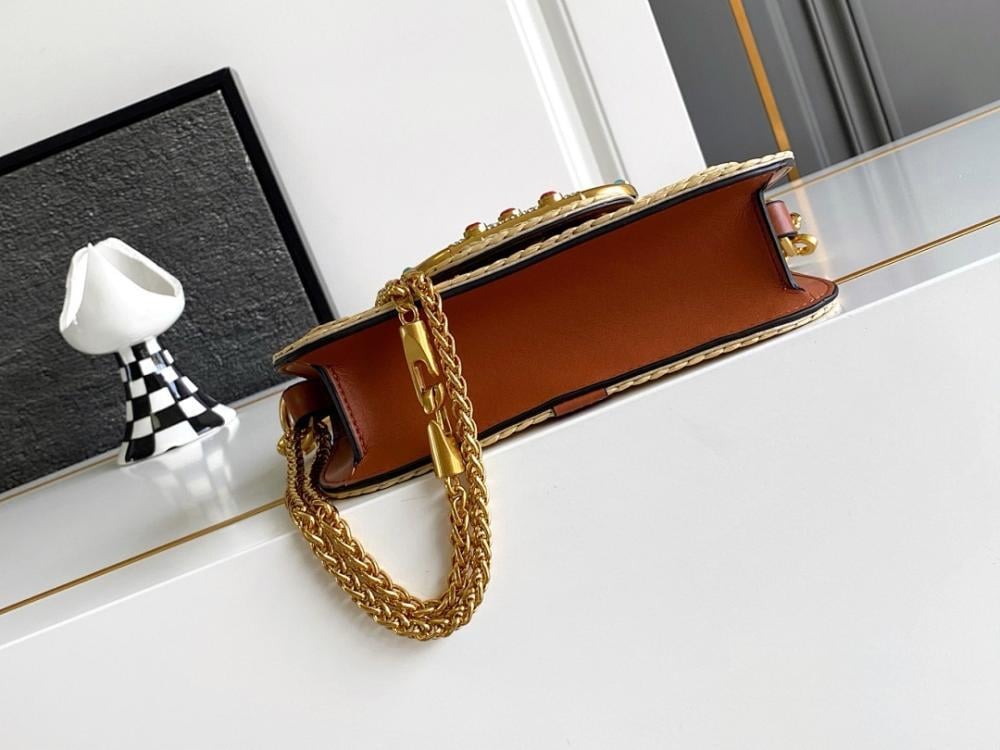 Stylish Premium Raffia Crossbody Bag