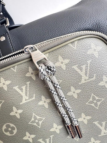 Keepall Monogram Leather Travel Bag