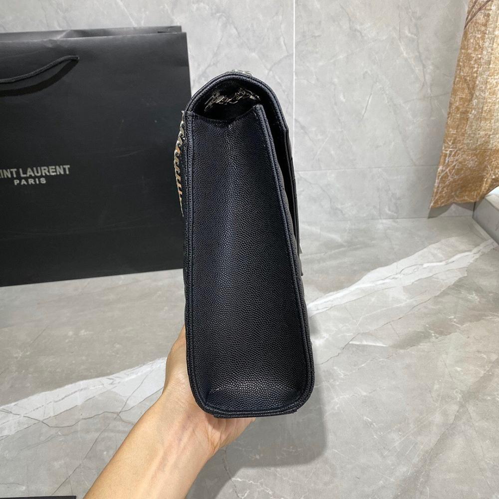 Elegant Premium Black Embroidered Leather Crossbody Bag