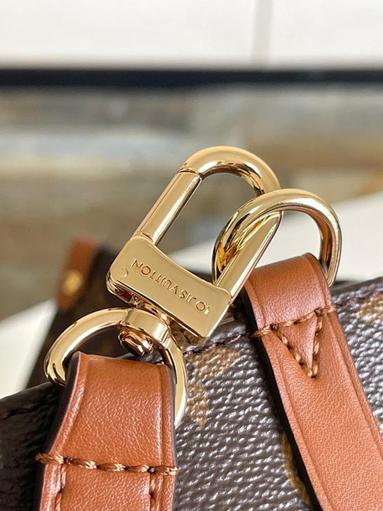 OnTheGo Monogram Leather Top Handle Bag