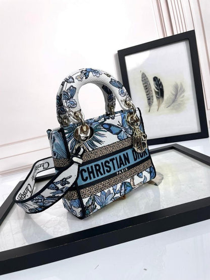 Modern Elegant Gold Embroidered Crossbody Bag