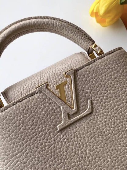 Leather Top Handle Bag