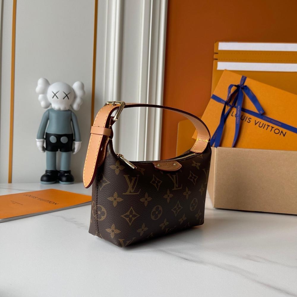 Italian-Inspired Elegant Black Monogram Leather Top Handle Bag