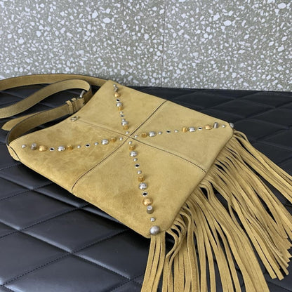 Studded Leather Crossbody Bag