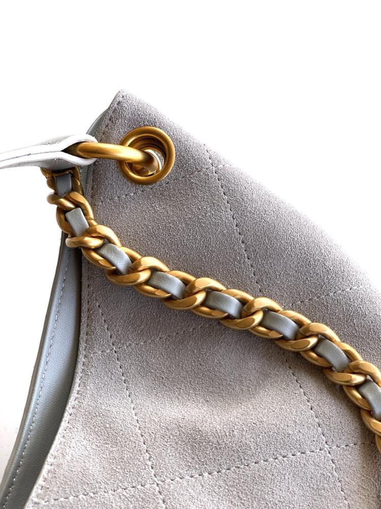 Suede Hobo Bag