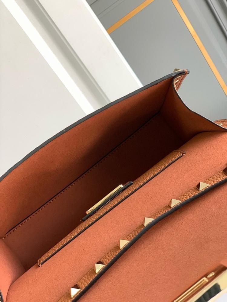 Modern Luxury Studded Calfskin Crossbody Bag
