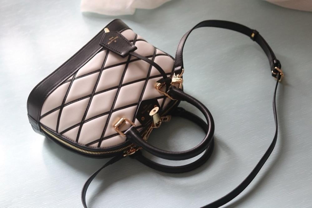 Alma Quilted Lambskin Travel Bag