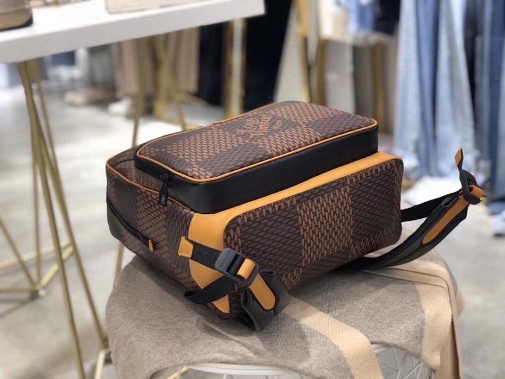 Modern Elegant Brown Monogram Shoulder Bag – Limited Edition