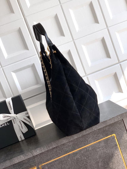 Suede Hobo Bag