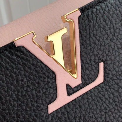 Elegant Leather Top Handle Bag