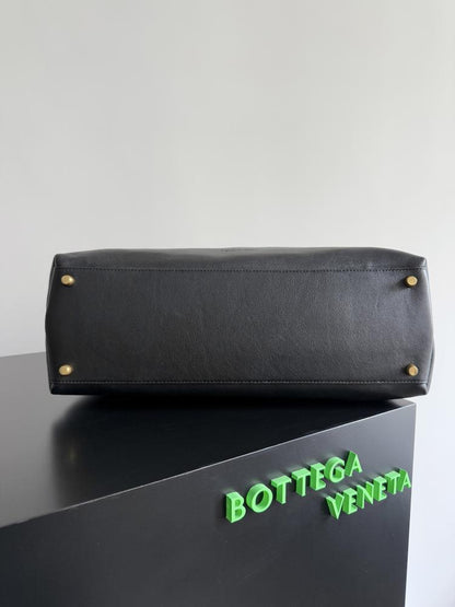 Leather Top Handle Bag