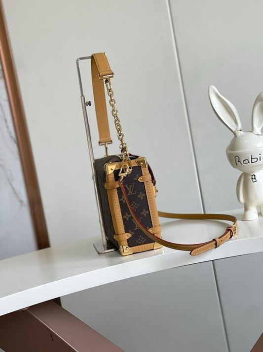 Modern Monogram Leather Travel Bag