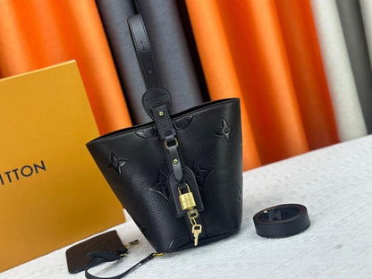 Italian-Inspired Luxury Bucket Bag