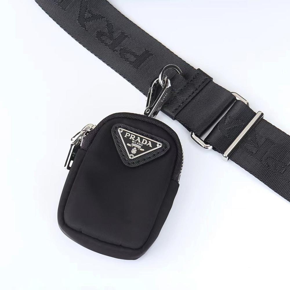Elegant Refined Nylon Shoulder Bag