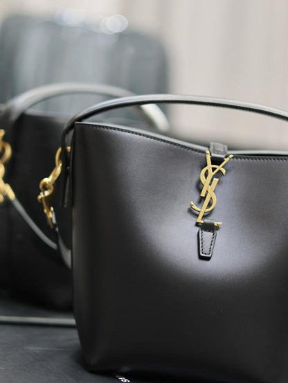Elegant Calfskin Top Handle Bag – Limited Edition