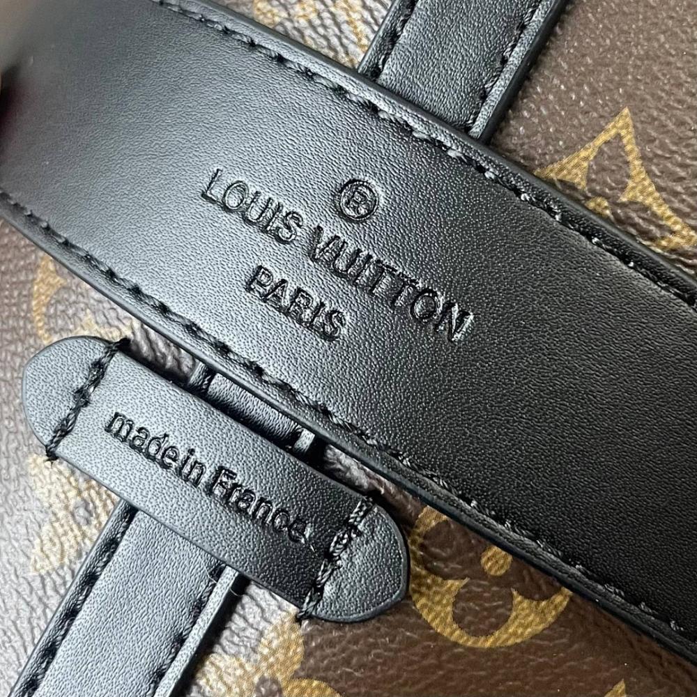 Elegant Stylish Monogram Leather Top Handle Bag