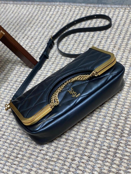 Classic Leather Shoulder Bag