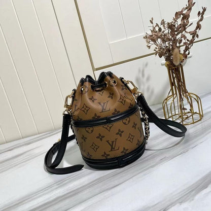Classic Italian-Inspired Bucket Bag