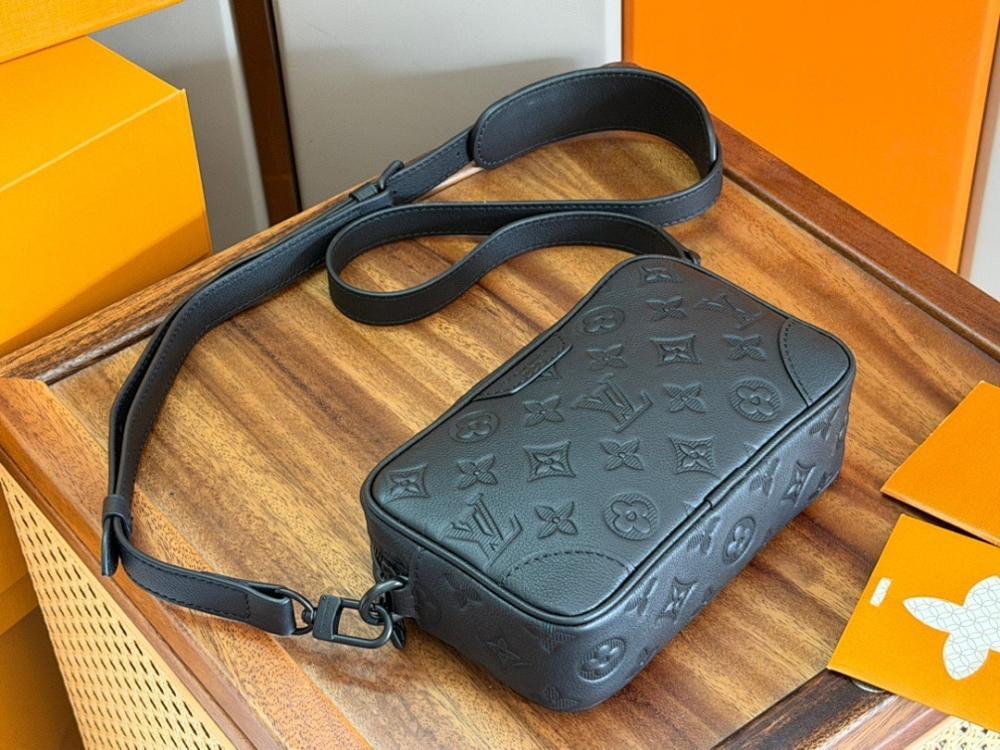 Alma Monogram Calfskin Crossbody Bag