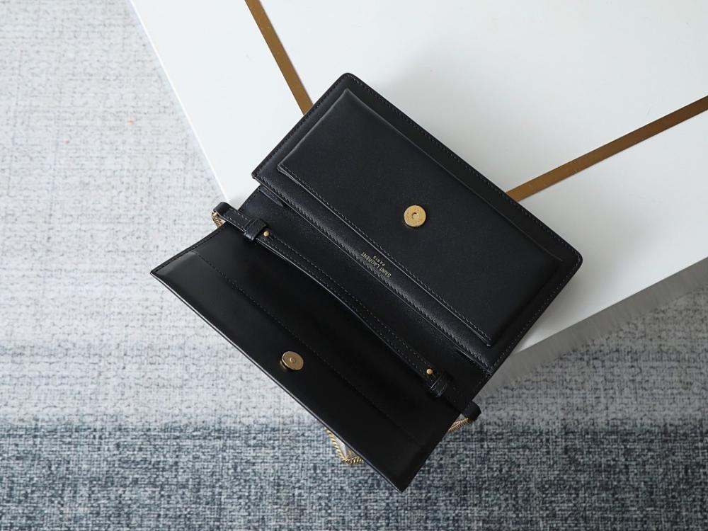 Modern Premium Gold Leather Shoulder Bag