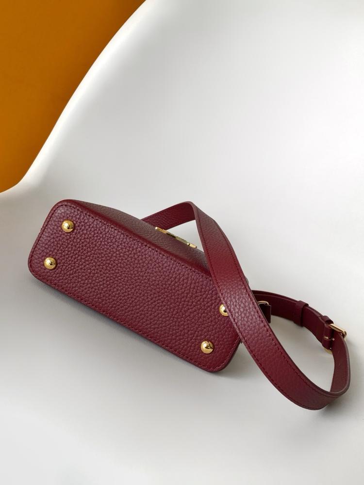 Leather Top Handle Bag