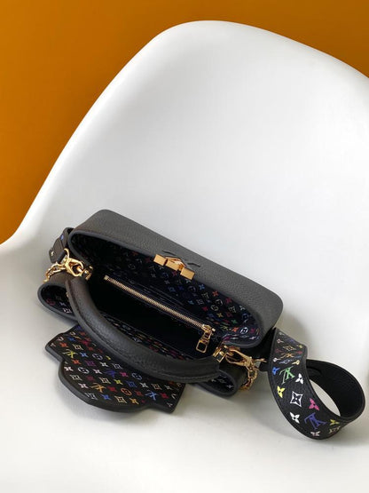 Leather Top Handle Bag