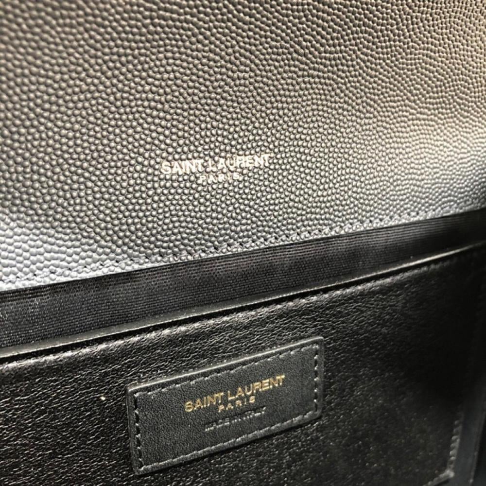 Classic Black Embroidered Leather Shoulder Bag – Special Edition