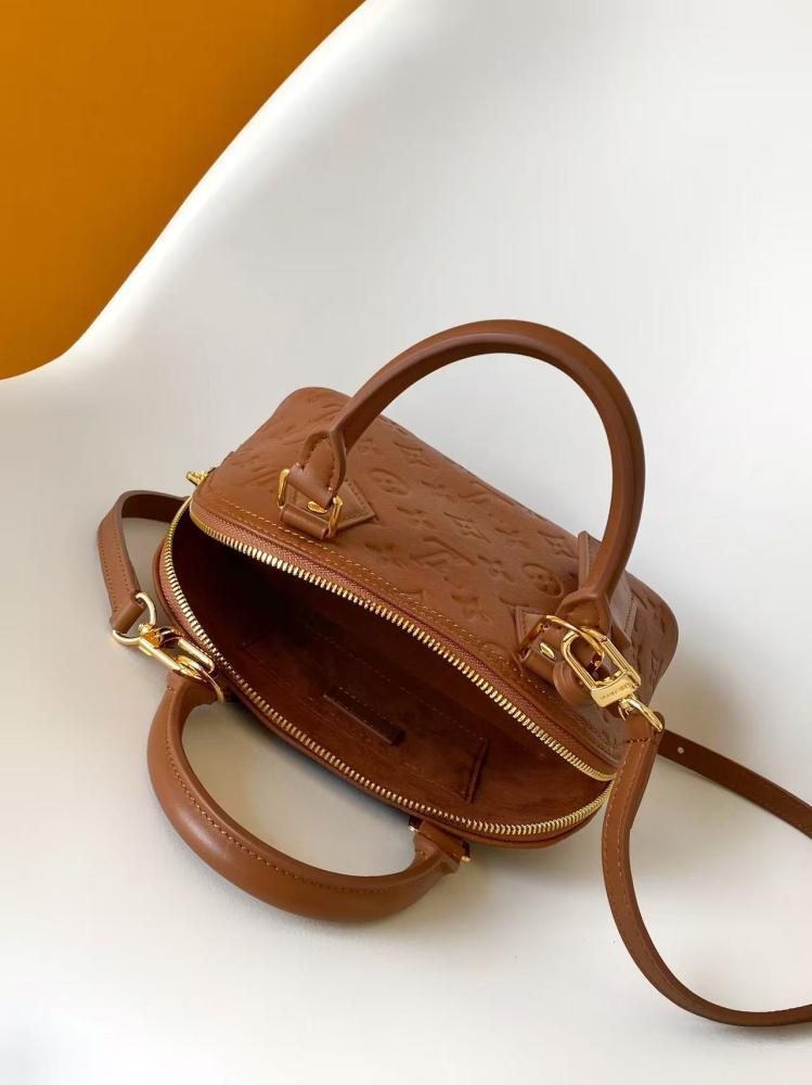 Leather Top Handle Bag