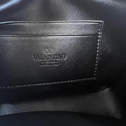 VLogo Signature Gold Leather Shoulder Bag