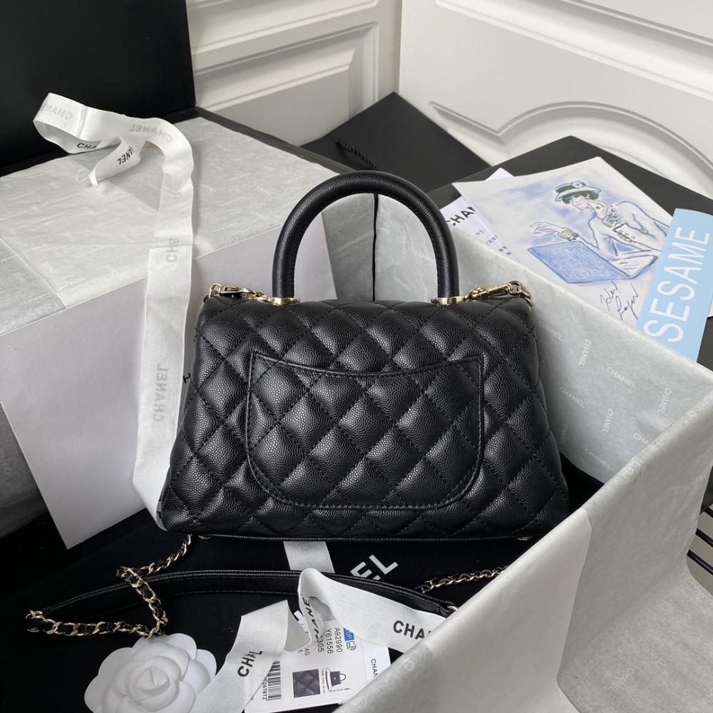 Classic Gold Top Handle Bag