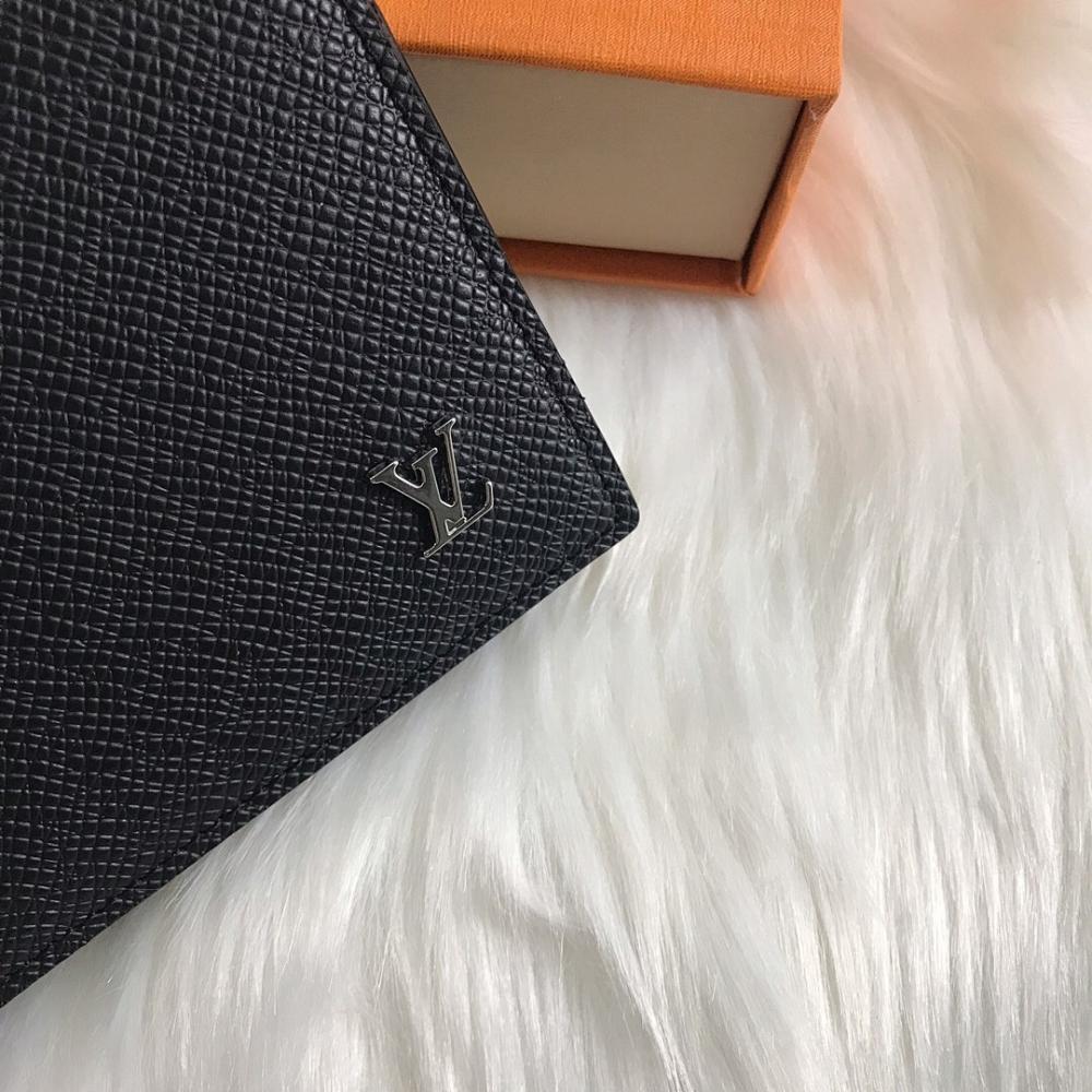 Modern Luxury Silver Leather Wallet