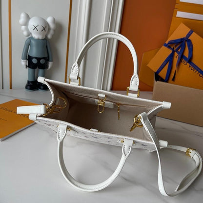 OnTheGo Monogram Leather Shoulder Bag