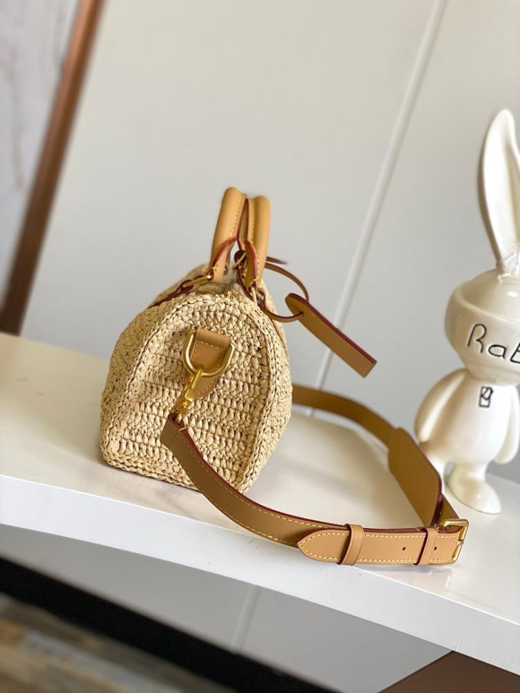 Luxury Elegant Woven Raffia Top Handle Bag – Special Edition