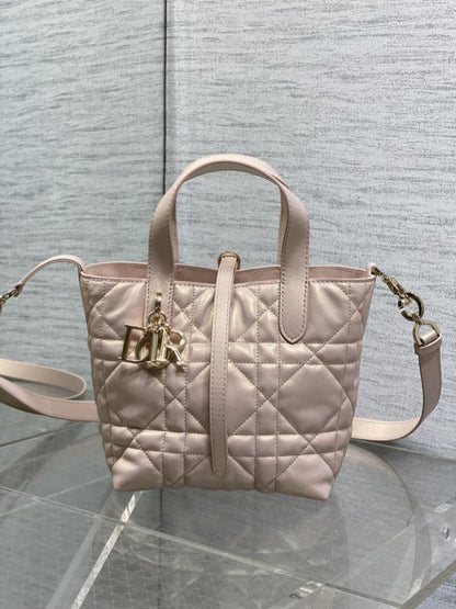 Alma Gold Calfskin Top Handle Bag