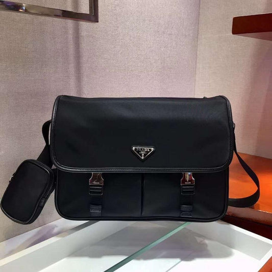 Stylish Refined Saffiano Leather Crossbody Bag