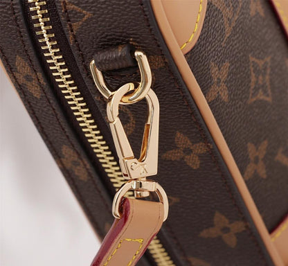 Stylish Monogram Leather Shoulder Bag – Special Edition