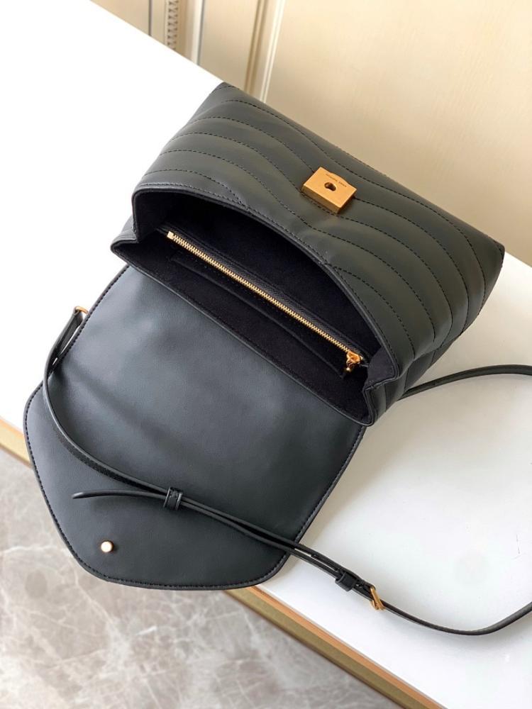 Modern Quilted Leather Top Handle Bag