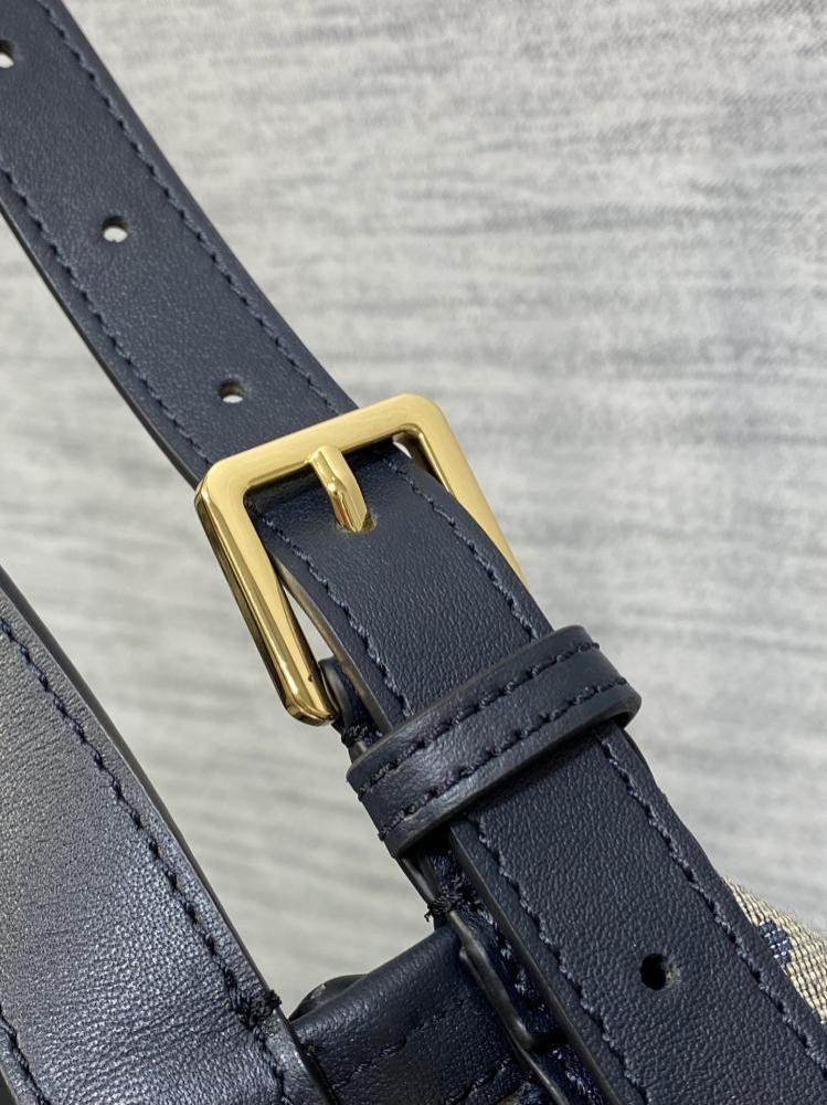 Gold Leather Hobo Bag