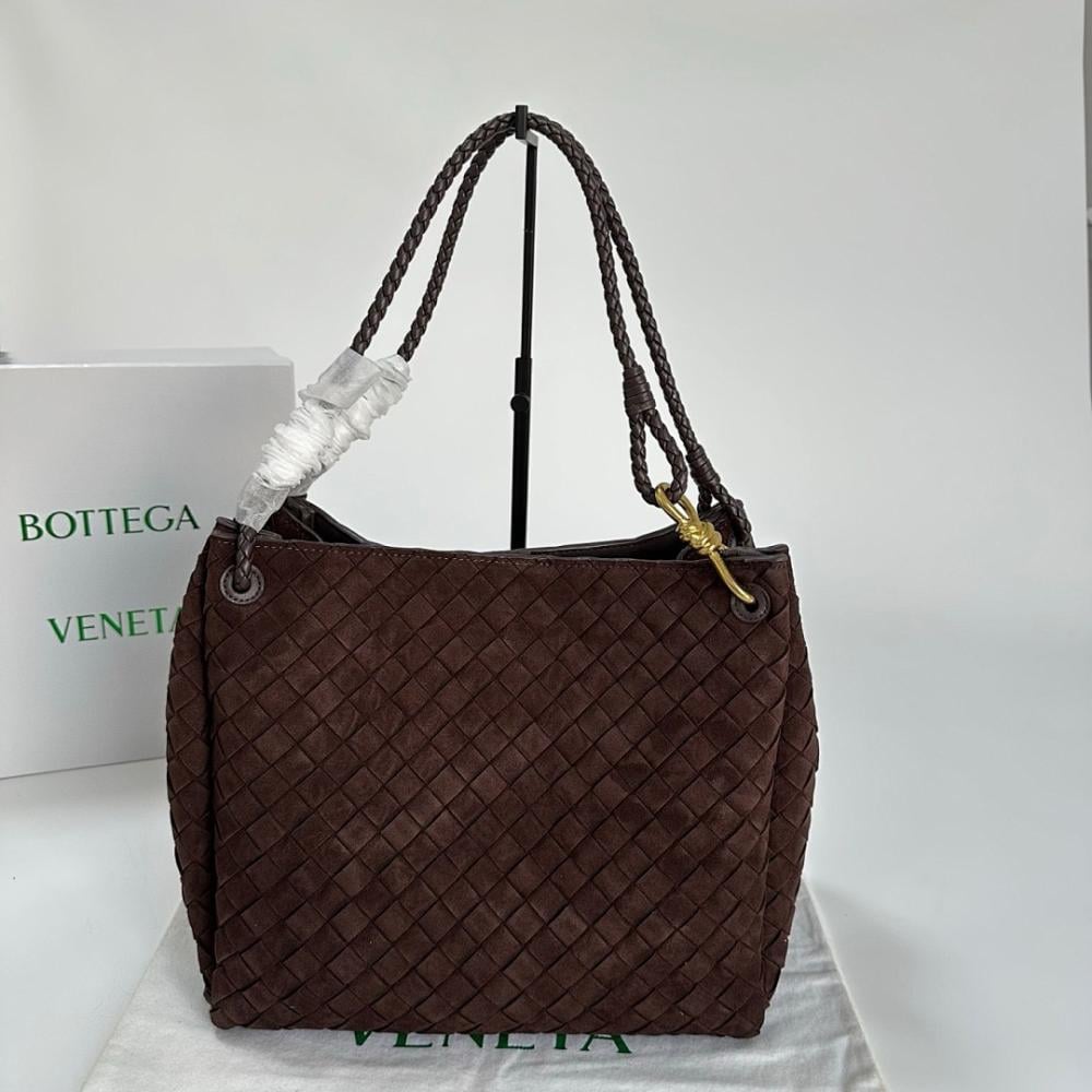 Modern Refined Leather Top Handle Bag