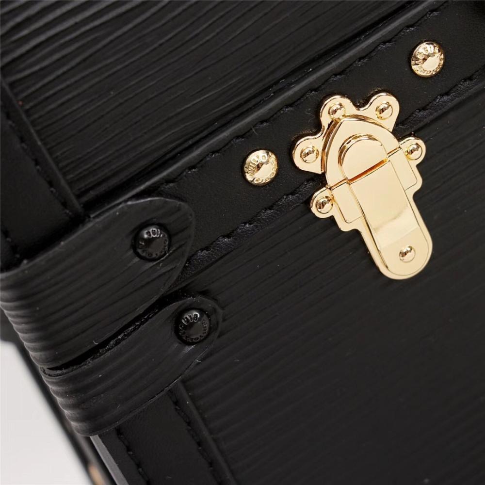 Modern Elegant Monogram Calfskin Top Handle Bag
