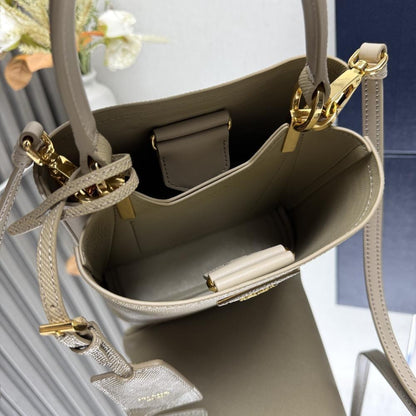 Leather Bucket Bag
