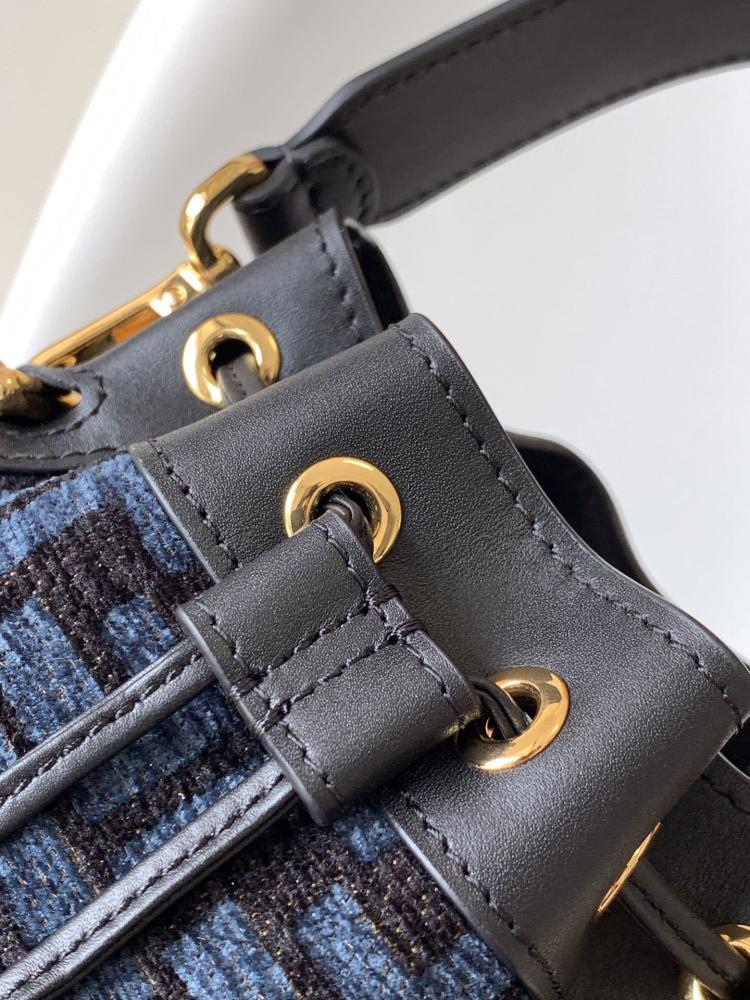 Embroidered Bucket Bag
