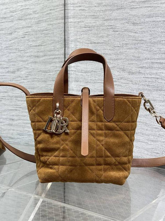 Classic Suede Top Handle Bag