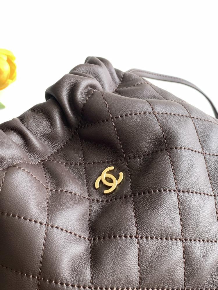 Leather Bucket Bag
