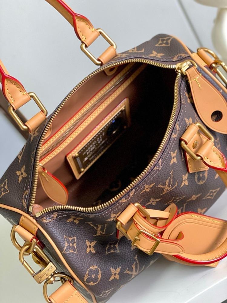 Speedy Bandouliere Monogram Calfskin Crossbody Bag